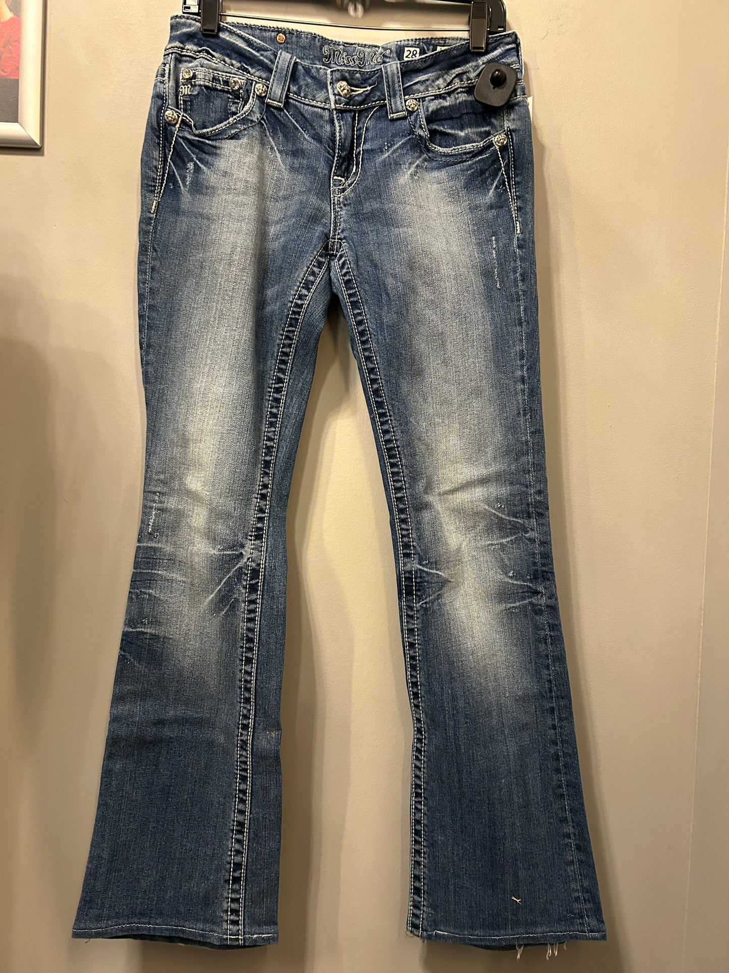 Jeans Boot Cut By Miss Me In Blue Denim, Size: 6