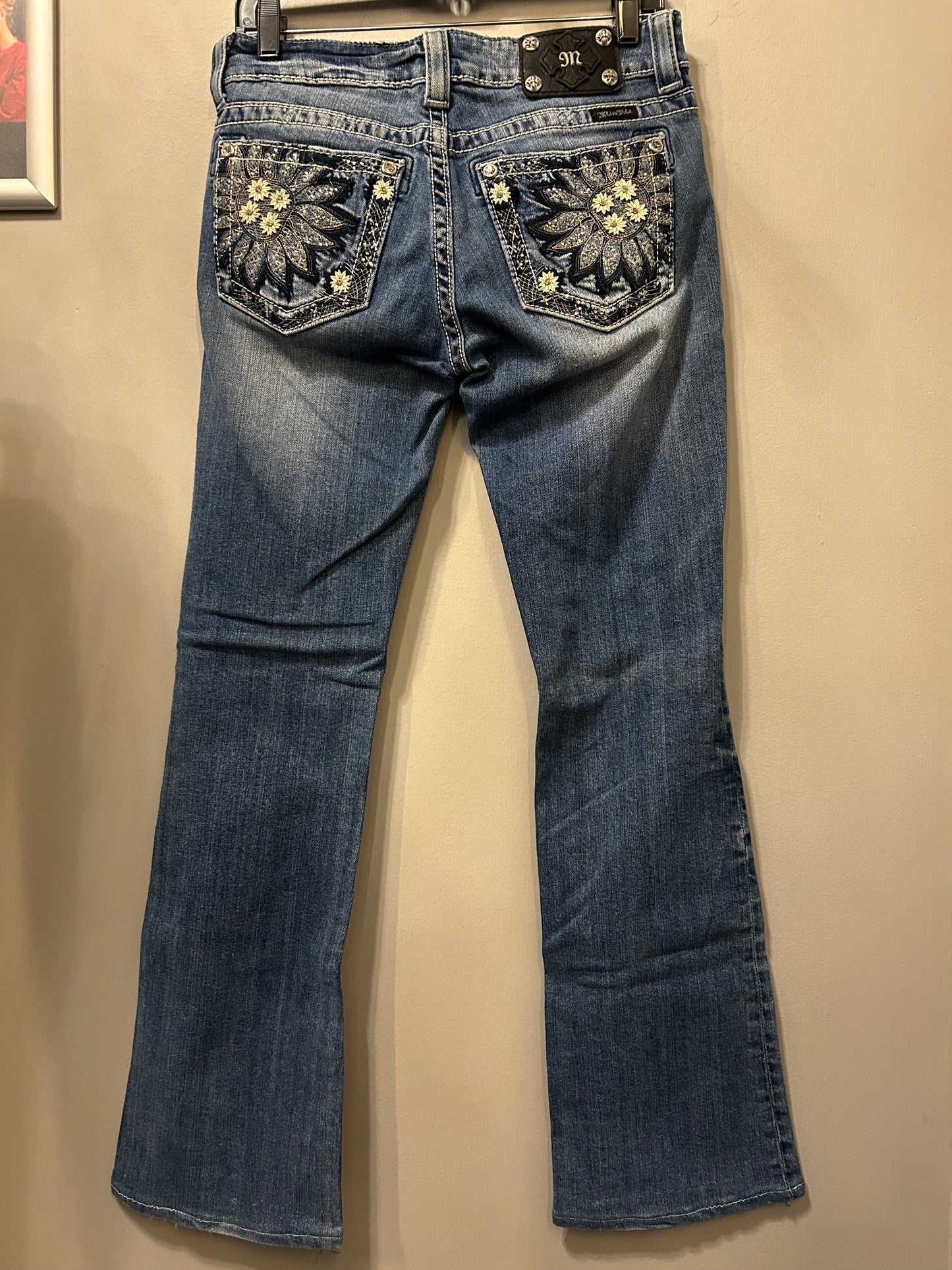 Jeans Boot Cut By Miss Me In Blue Denim, Size: 6