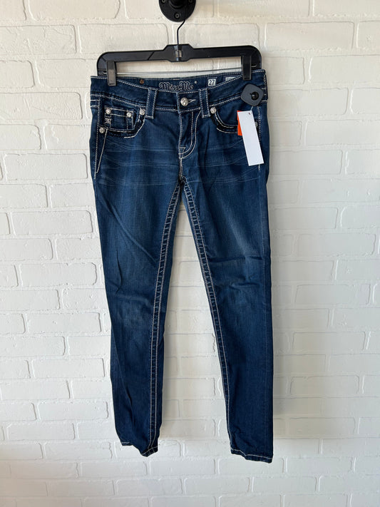 Jeans Jeggings By Miss Me In Blue Denim, Size: 4