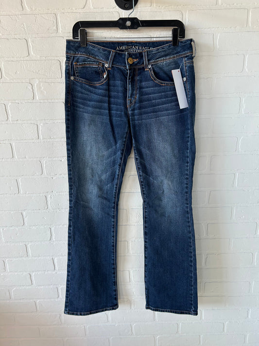 Jeans Boot Cut By American Eagle In Blue Denim, Size: 6