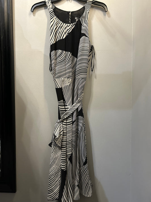 Dress Work By Ann Taylor In Black & White, Size: 4