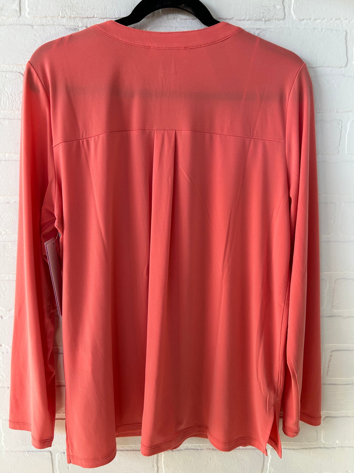 Top Long Sleeve By Michael By Michael Kors In Orange, Size: L