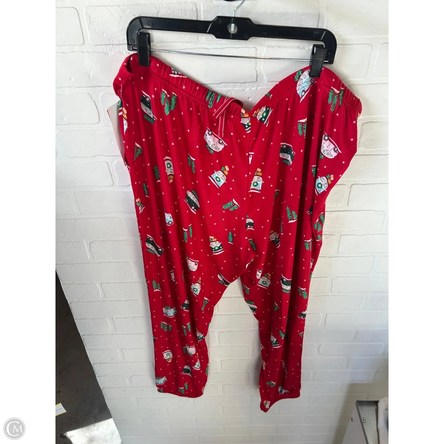 Pajama Pants By Joyspun In Red & White, Size: 3x