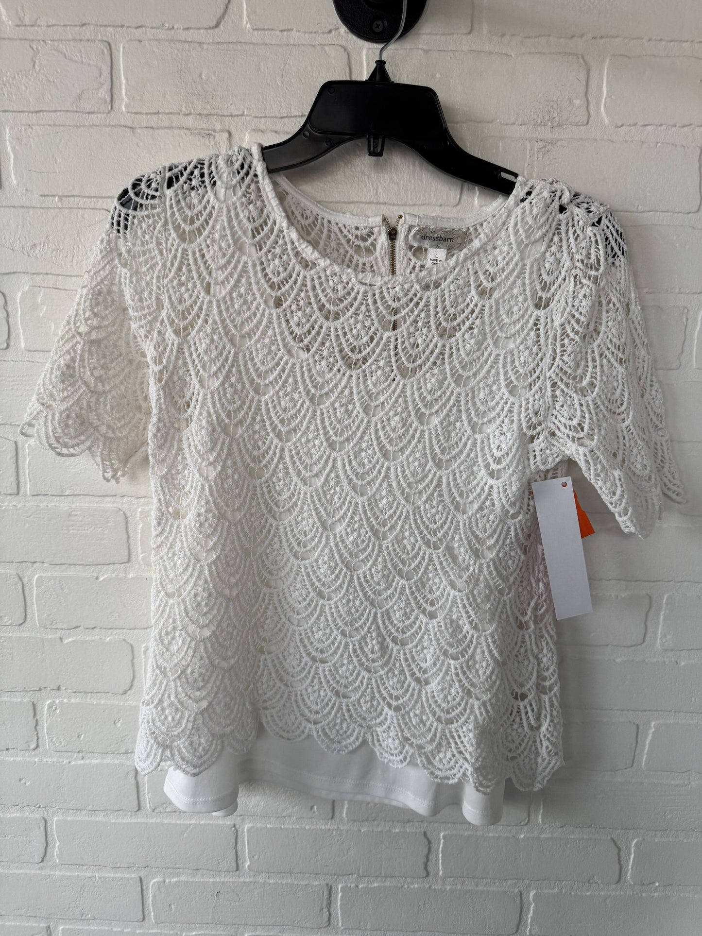 Top Short Sleeve By Dressbarn  Size: L