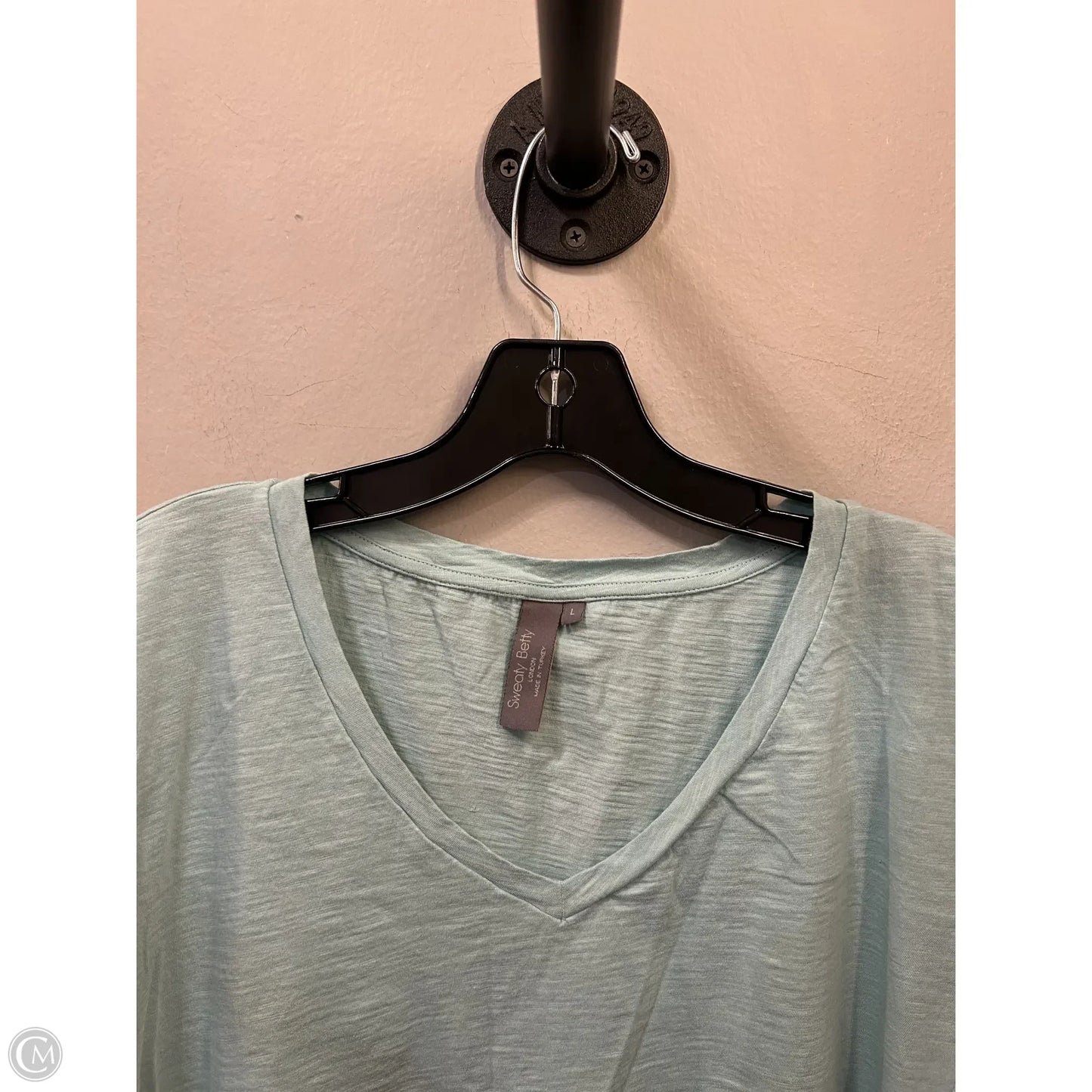 Athletic Top Short Sleeve By Sweaty Betty In Green, Size: L