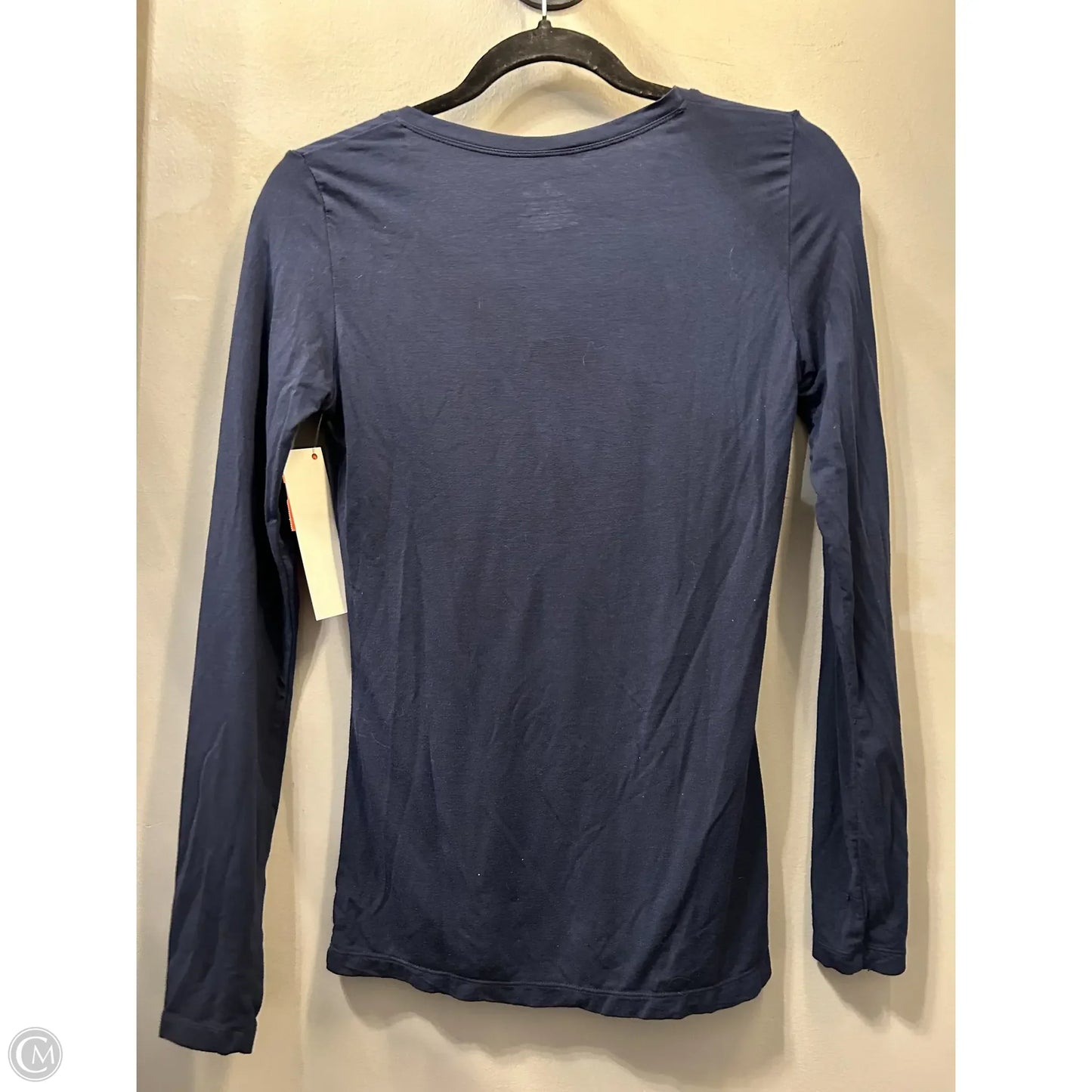 Athletic Top Long Sleeve Crewneck By Cuddl Duds In Navy, Size: S