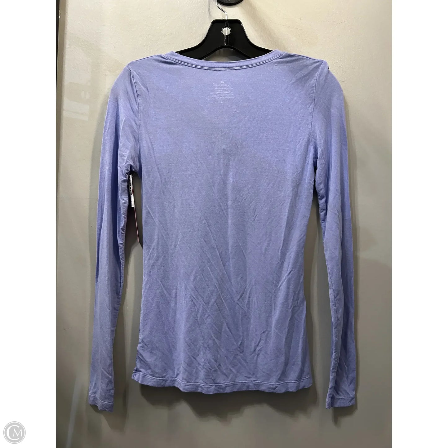 Athletic Top Long Sleeve Crewneck By Cuddl Duds In Purple, Size: S