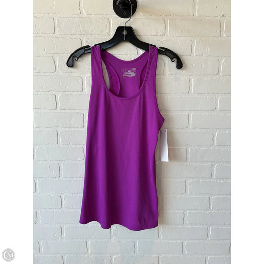 Athletic Tank Top By Under Armour In Purple, Size: L