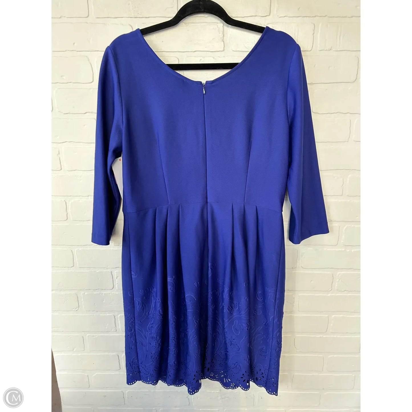 Dress Casual Midi By Betsey Johnson In Blue, Size: M