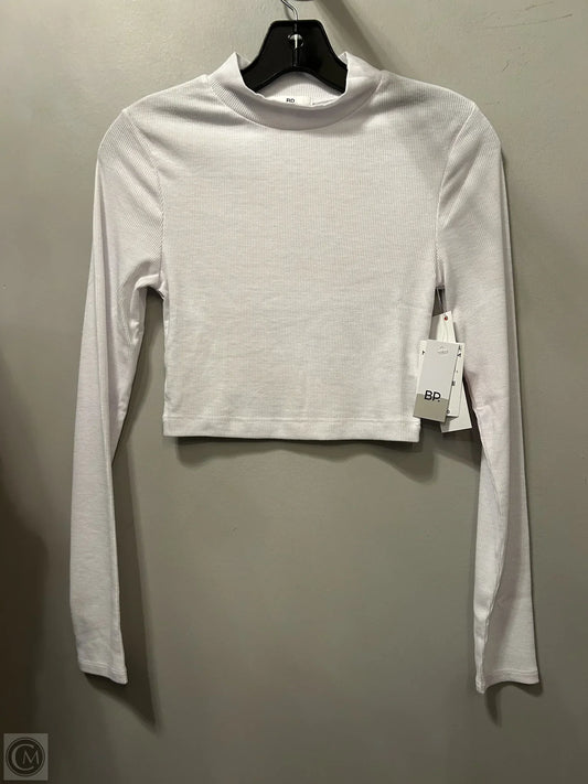 Top Long Sleeve Basic By Bp In White, Size: Xs