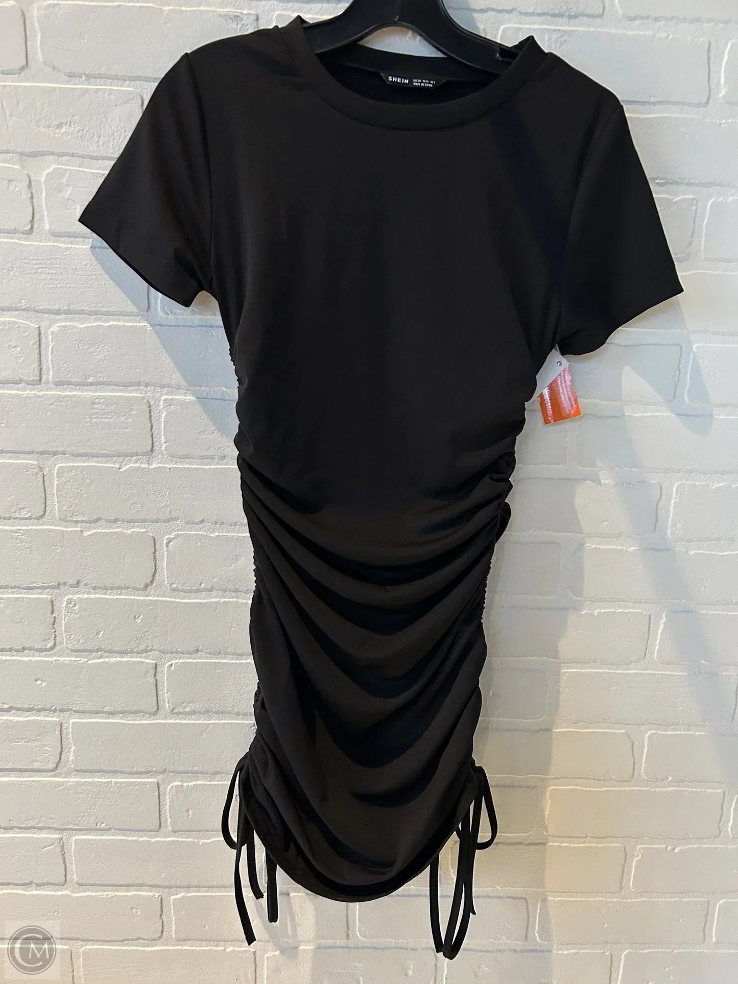 Dress Party Midi By Shein In Black, Size: Xs