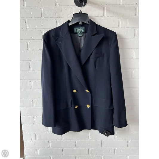 Blazer By Lauren By Ralph Lauren In Navy, Size: M