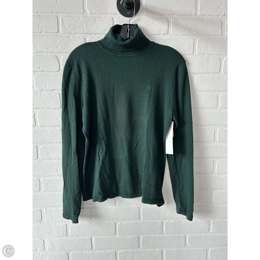 Sweater By Lauren By Ralph Lauren In Green, Size: L