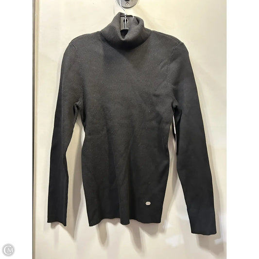 Top Long Sleeve By Lauren By Ralph Lauren In Black, Size: L