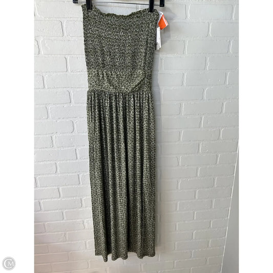 Dress Casual Maxi By Bp In Green & White, Size: Xs