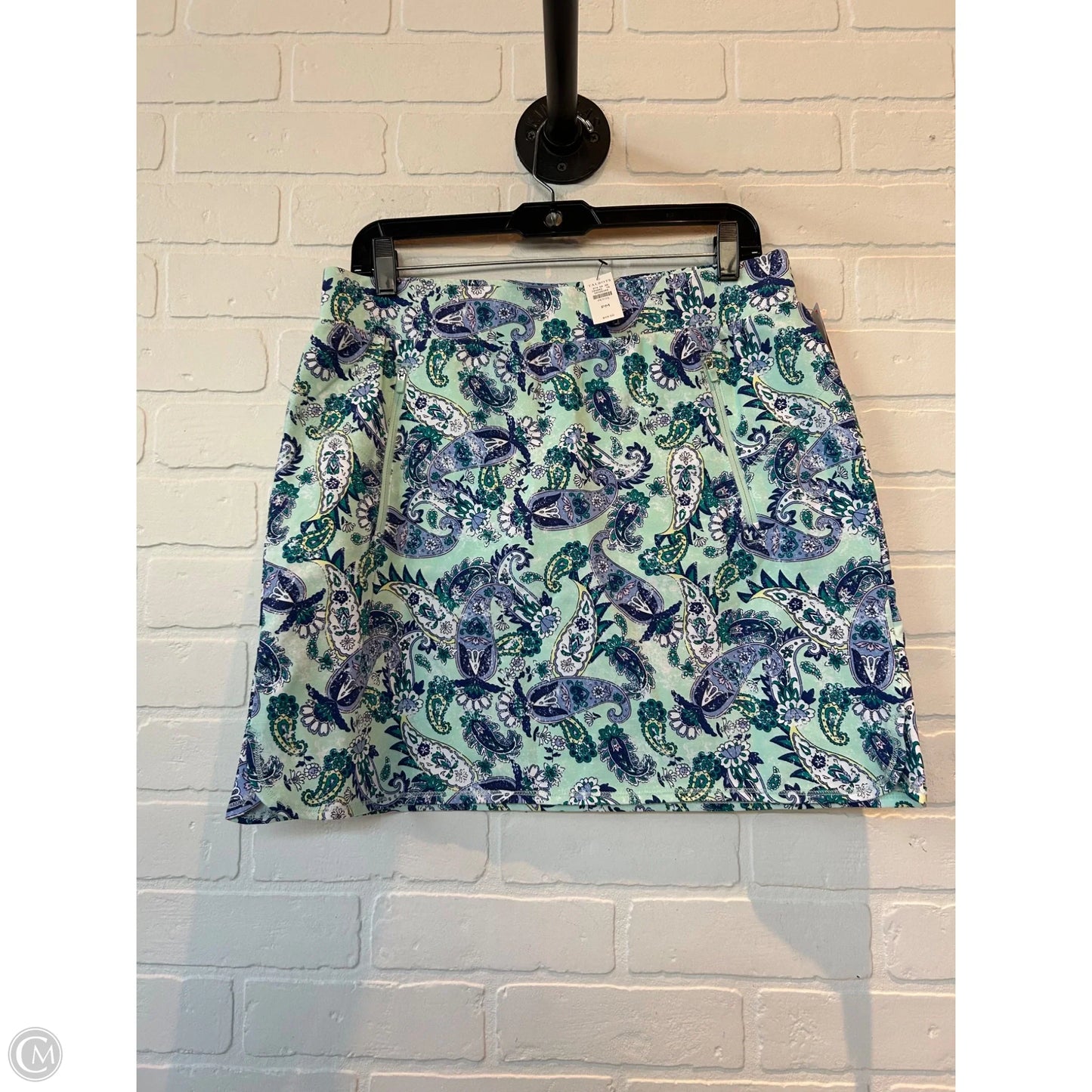 Skort By Talbots In Blue & Green, Size: 10p