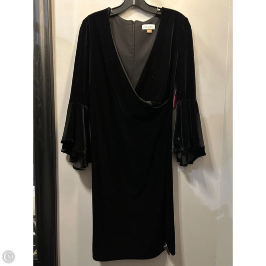 Dress Party Midi By Calvin Klein In Black, Size: S