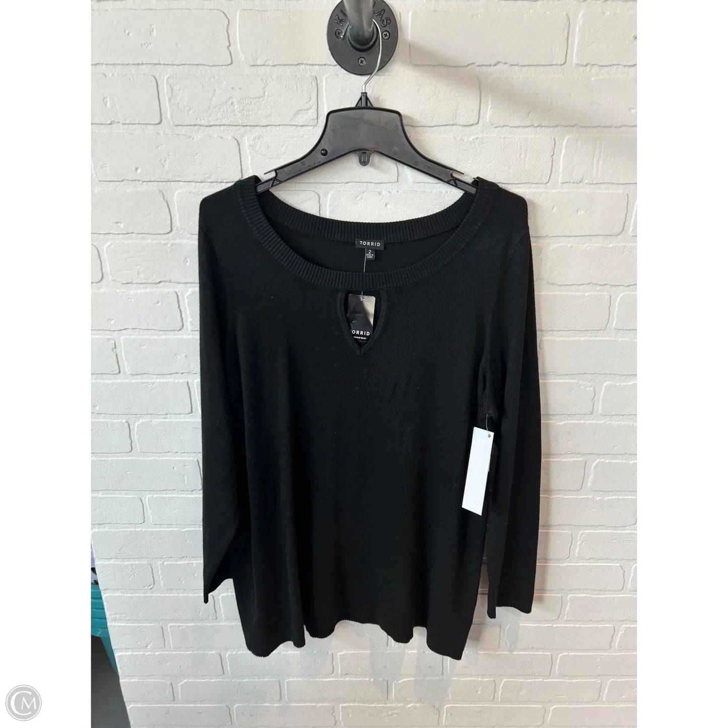 Sweater By Torrid In Black, Size: 2x