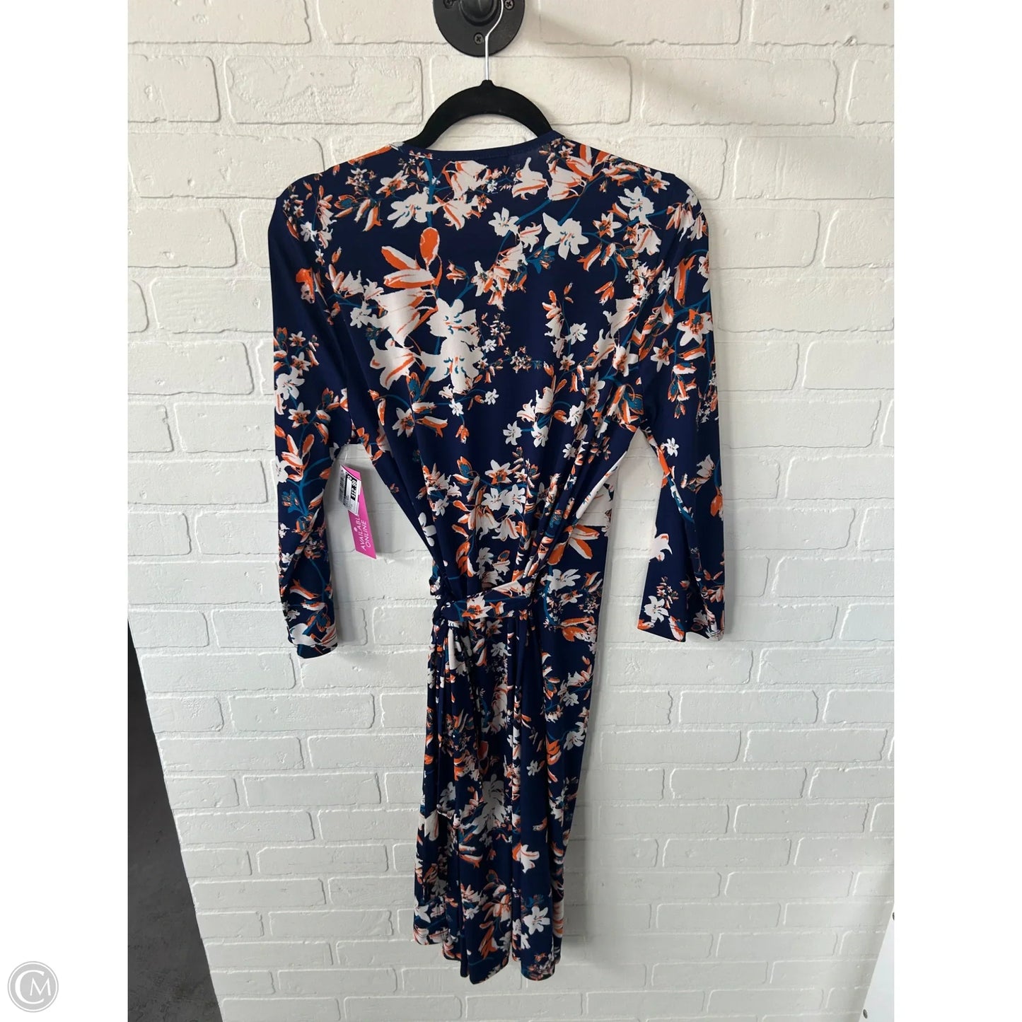 Dress Work By Renee C In Blue & Orange, Size: 1x