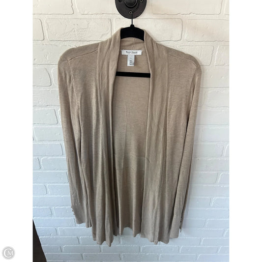 Sweater Cardigan By White House Black Market In Tan, Size: Xl