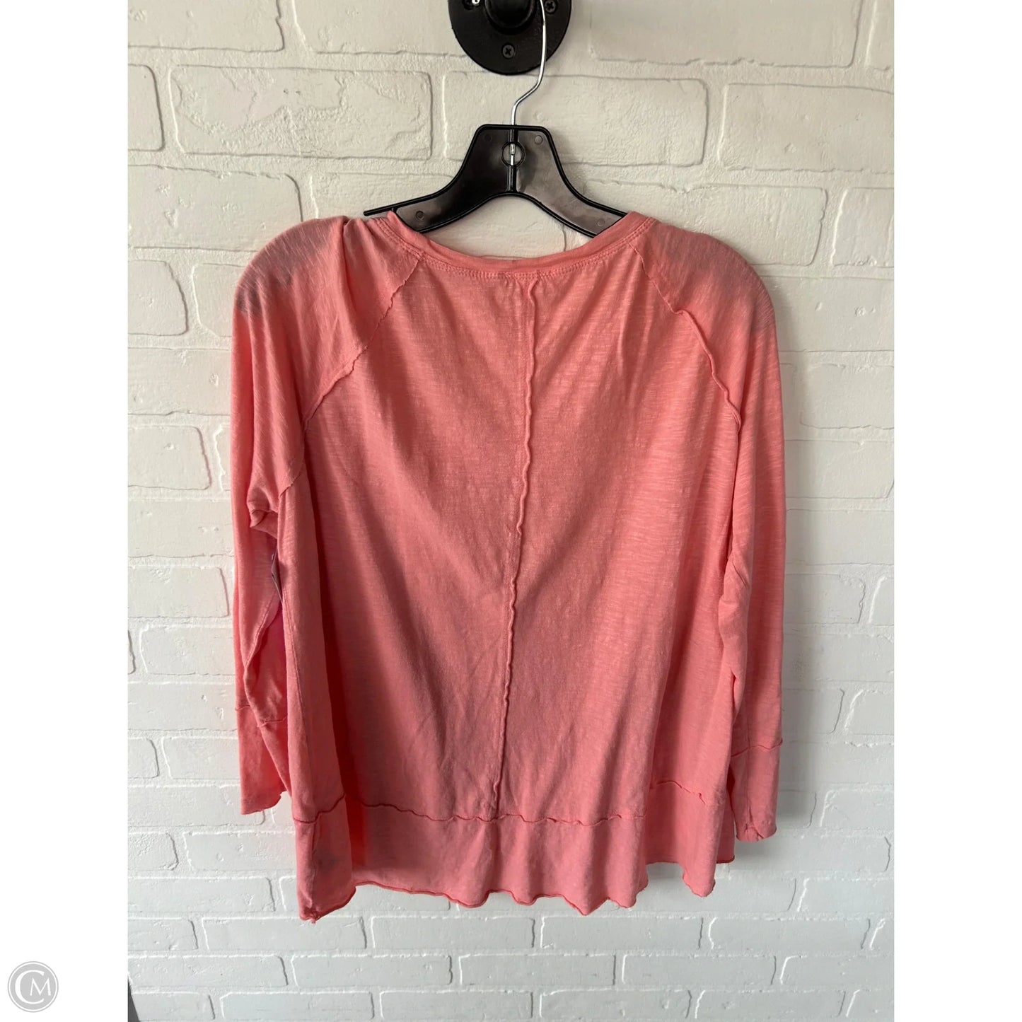 Tunic Long Sleeve By Style And Company In Peach, Size: M