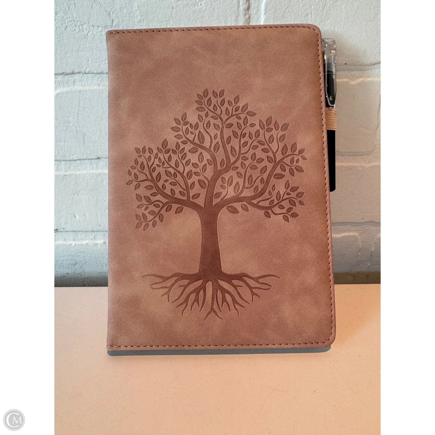 NEW! LEATHER JOURNAL W/ PEN