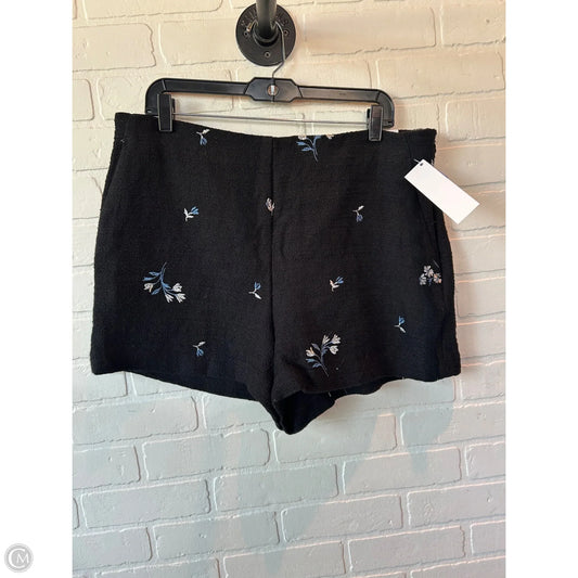 Shorts By Ann Taylor In Black & Blue, Size: 14