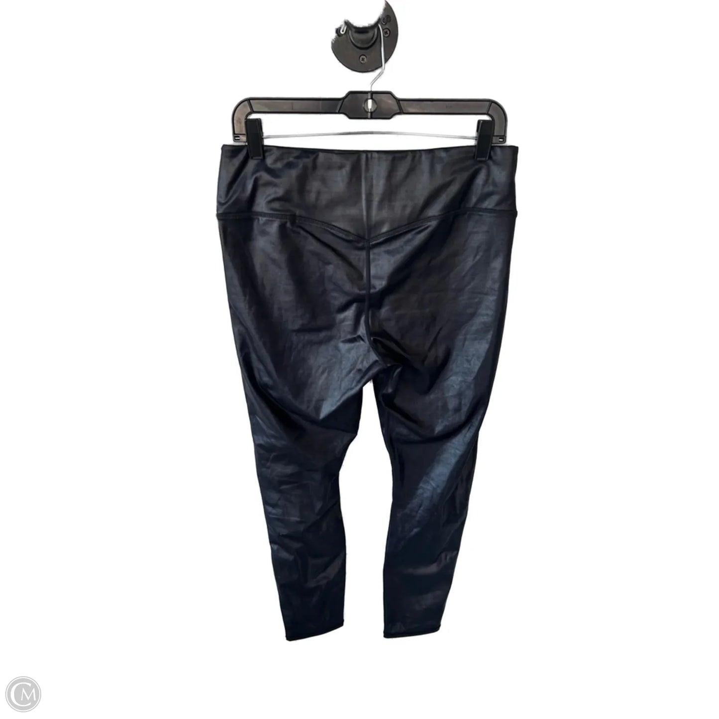 Athletic Leggings By Fabletics In Black & Blue, Size: 16