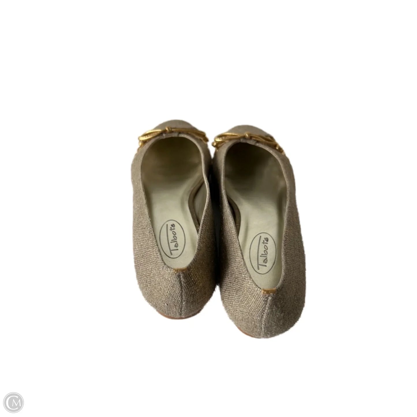 Shoes Flats By Talbots In Gold & Tan, Size: 7