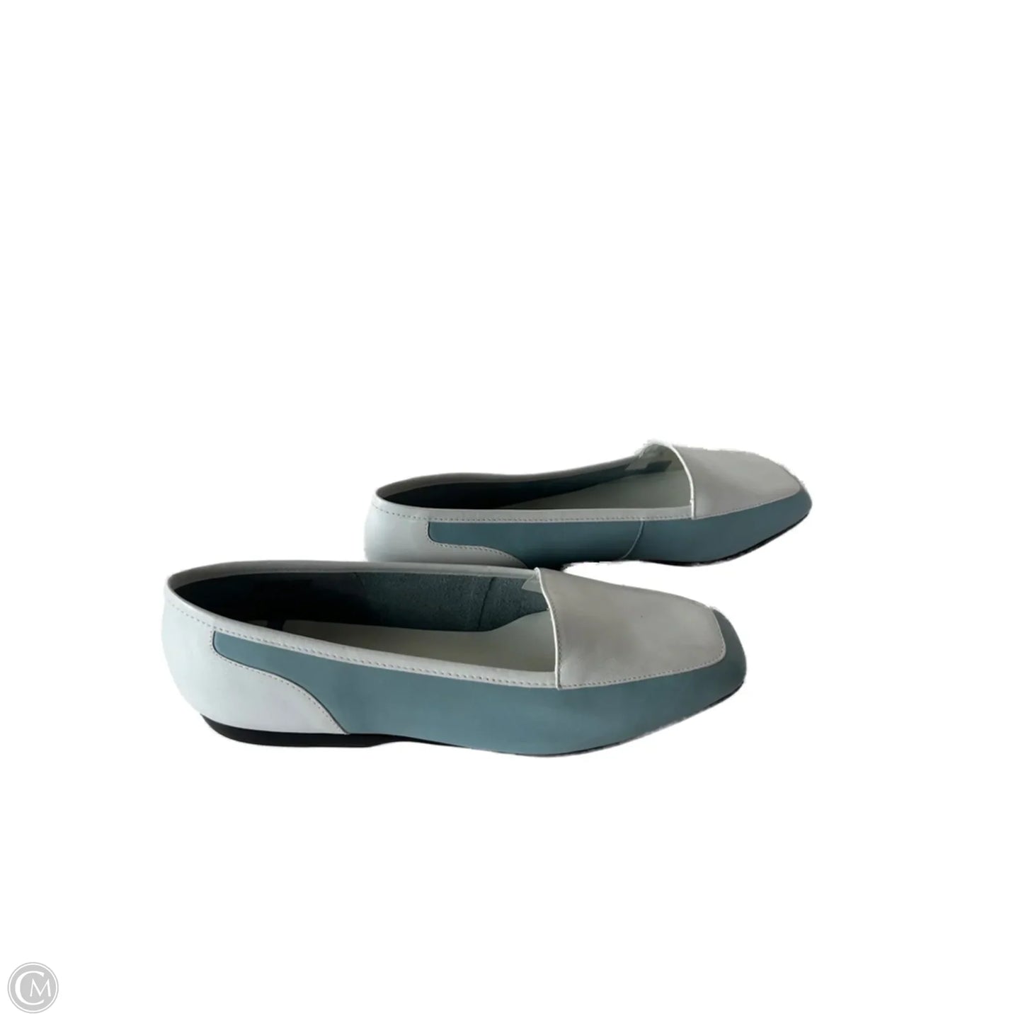 Shoes Flats By Enzo Angiolini In Blue & White, Size: 7