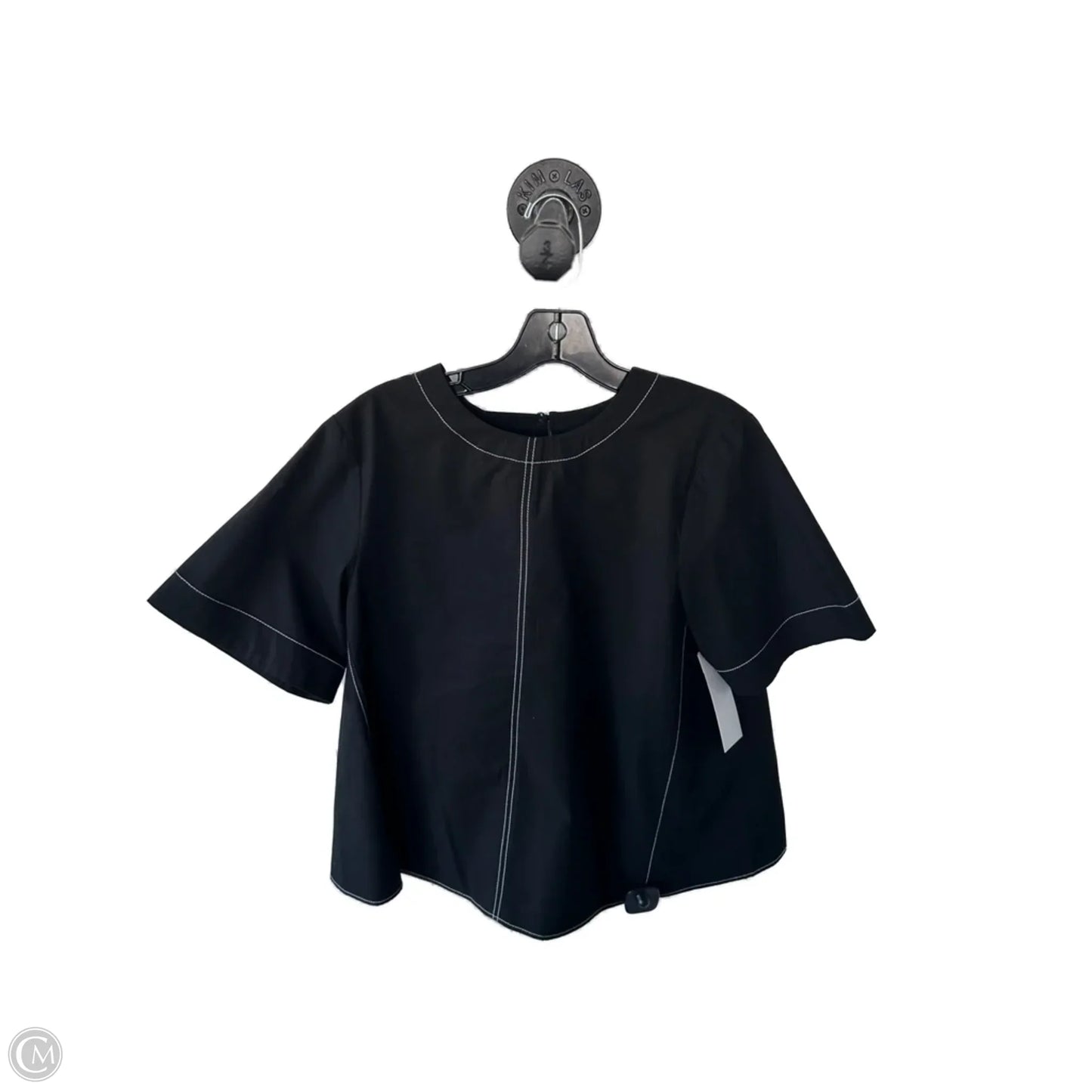 Top Short Sleeve By Maeve In Black, Size: S