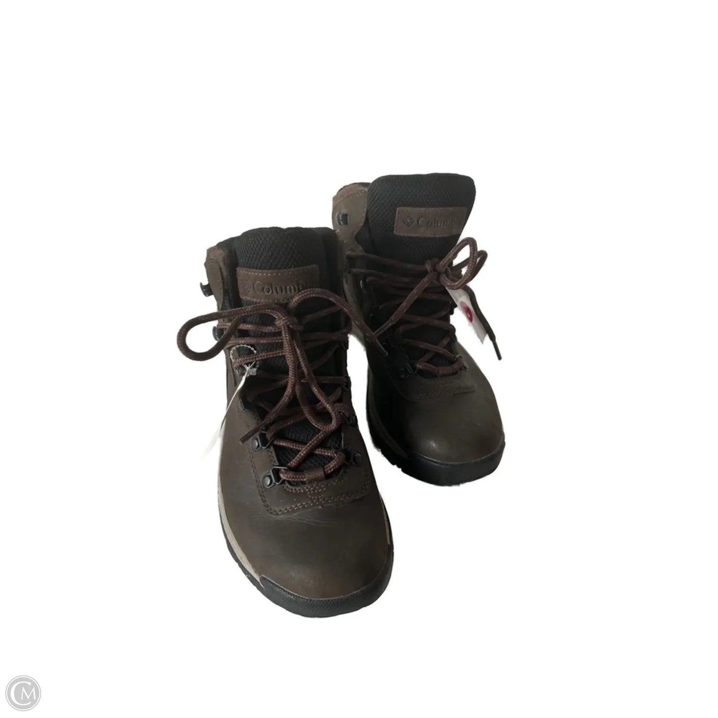 Boots Hiking By Columbia In Black & Brown, Size: 10