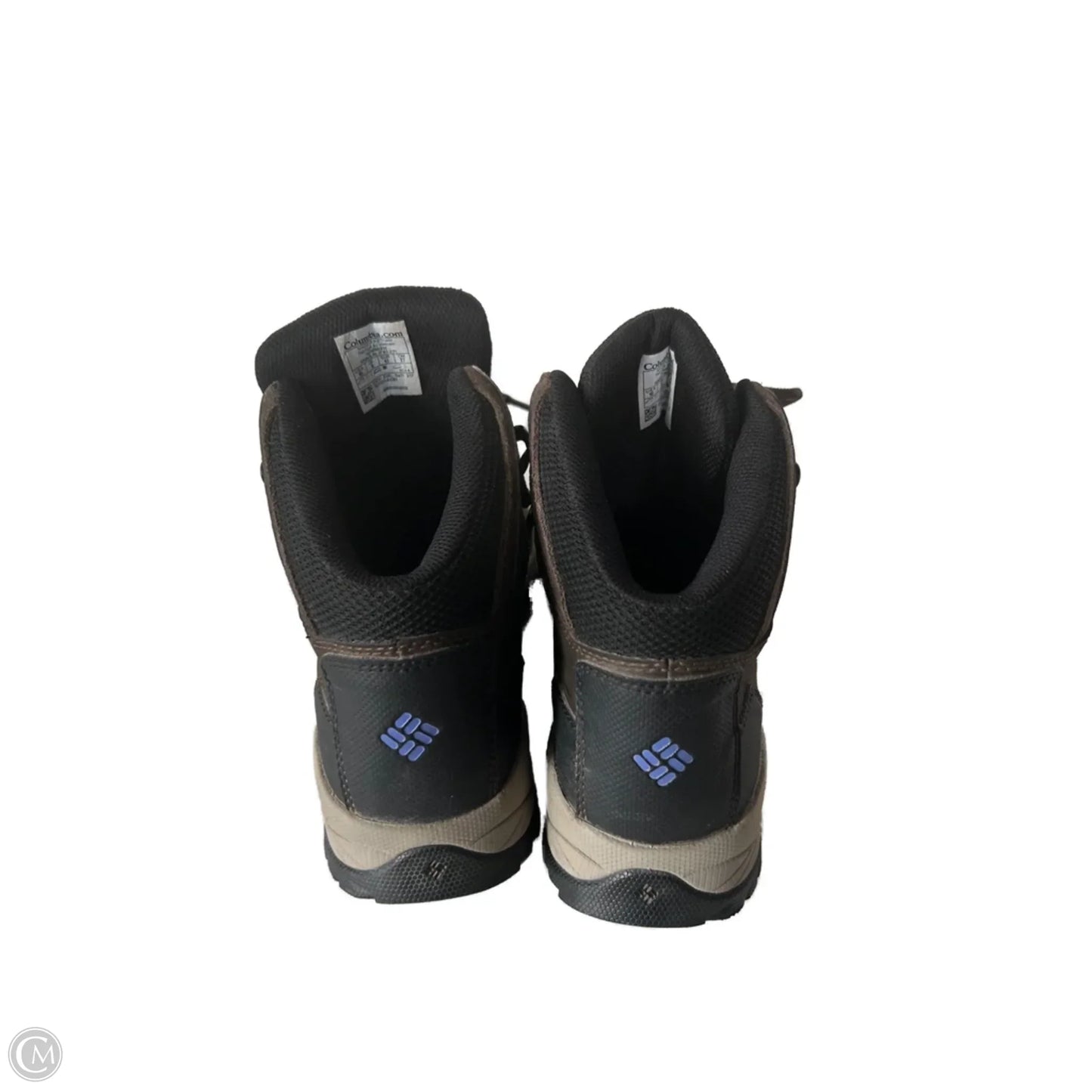 Boots Hiking By Columbia In Black & Brown, Size: 10
