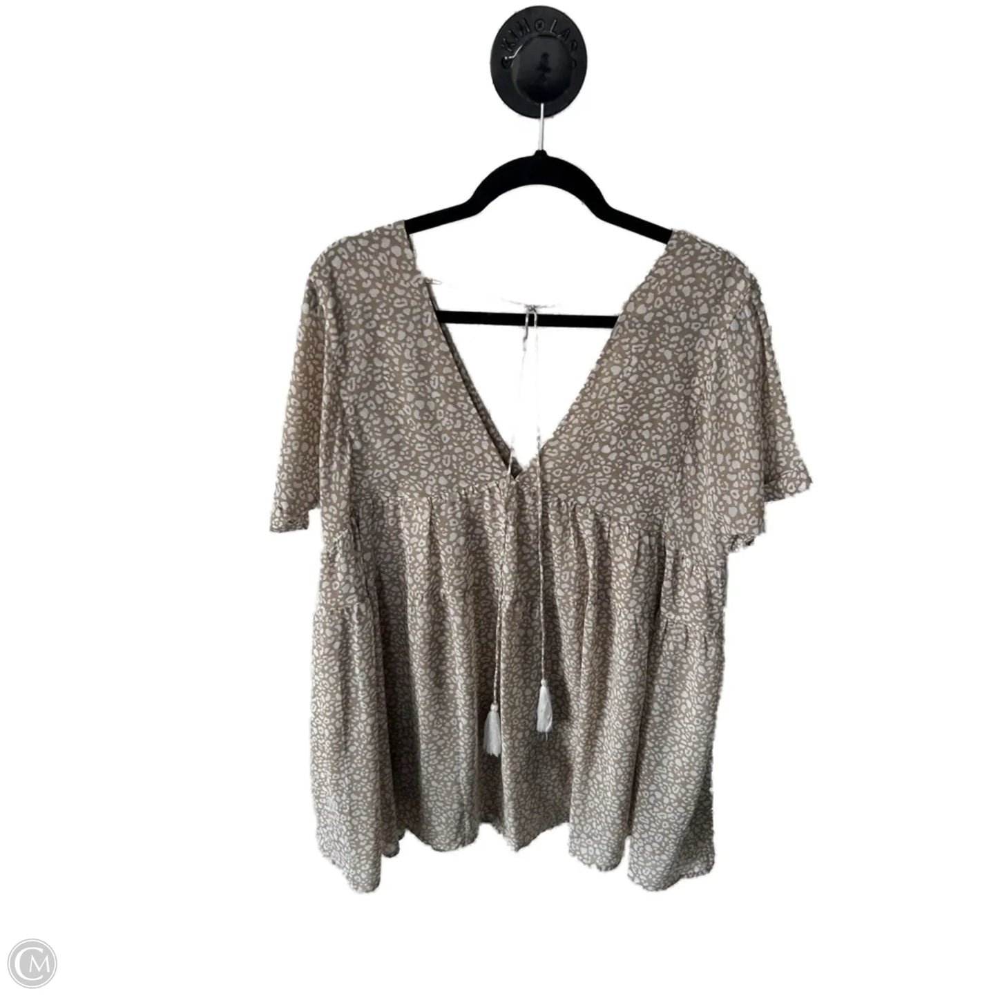 Dress Casual Short By By Together In Brown & White, Size: S