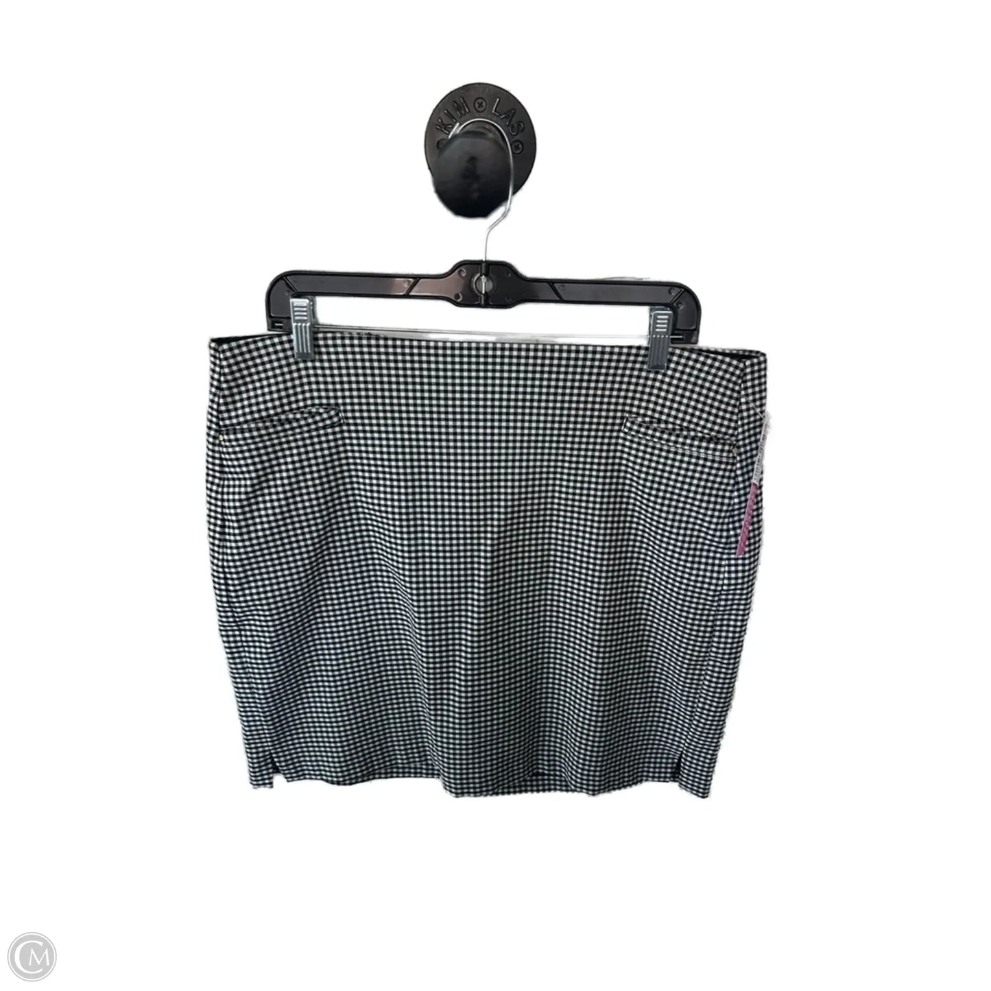 Skort By Chicos In Black & White, Size: 14