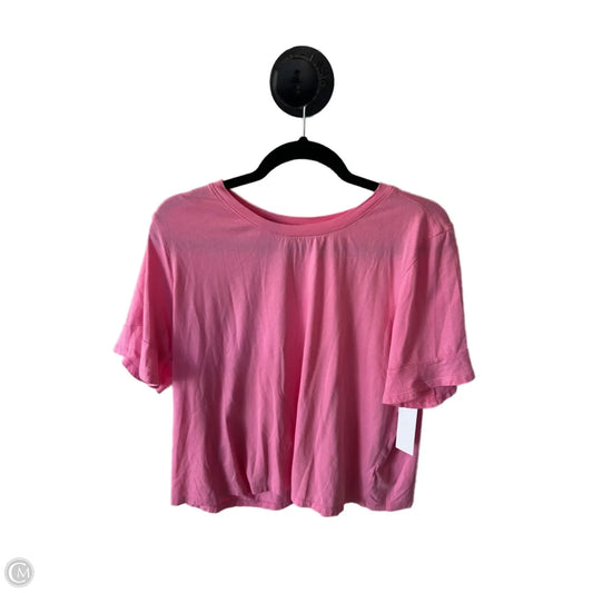 Top Short Sleeve Basic By 1901 In Pink, Size: Xl