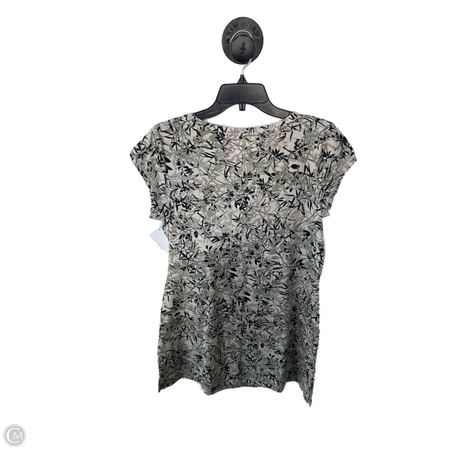 Dress Casual Short By Morgan Taylor In Green & Tan, Size: L