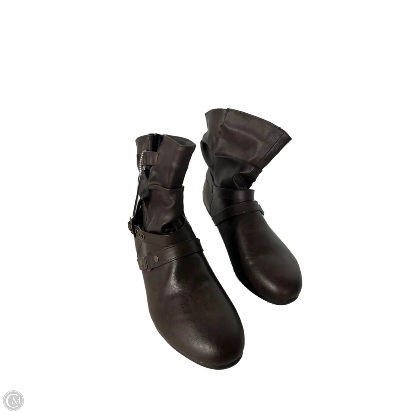 Boots Ankle Flats By Simply Styled In Brown, Size: 9