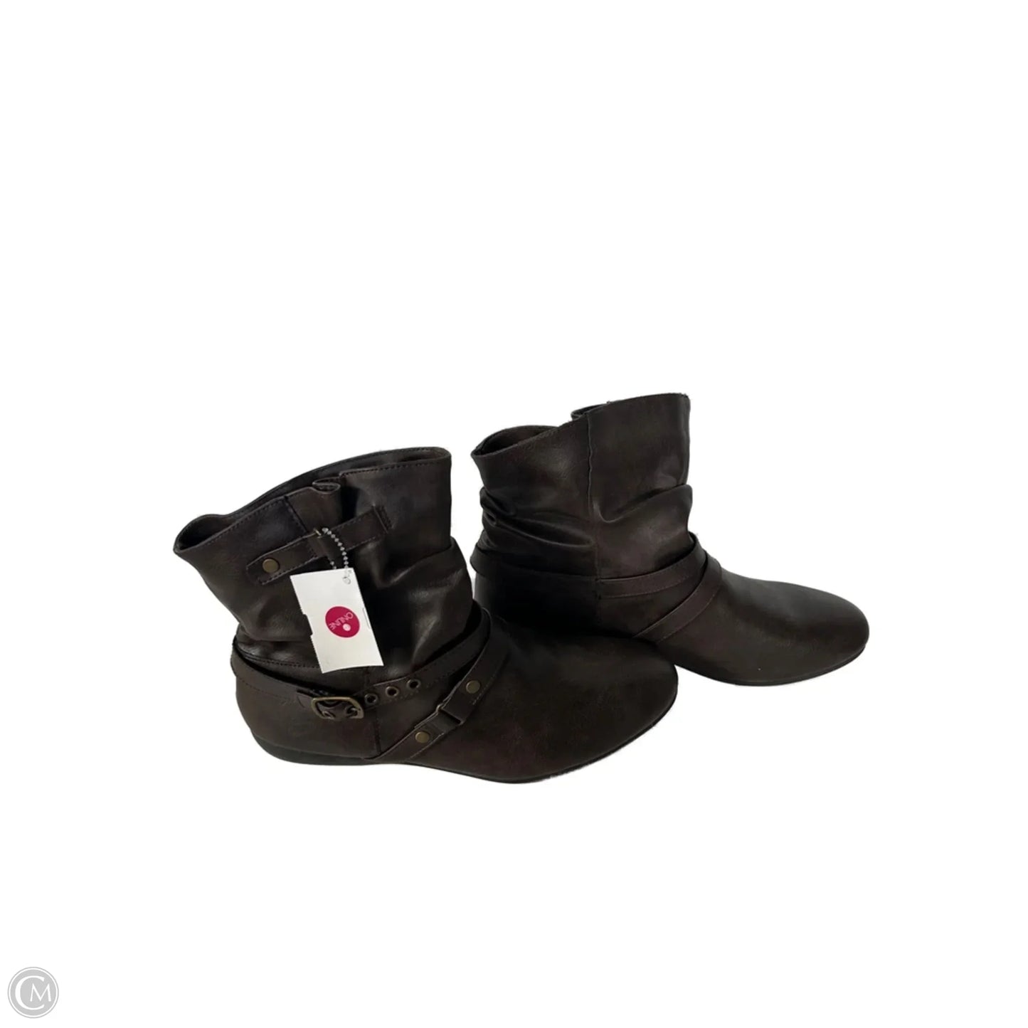 Boots Ankle Flats By Simply Styled In Brown, Size: 9