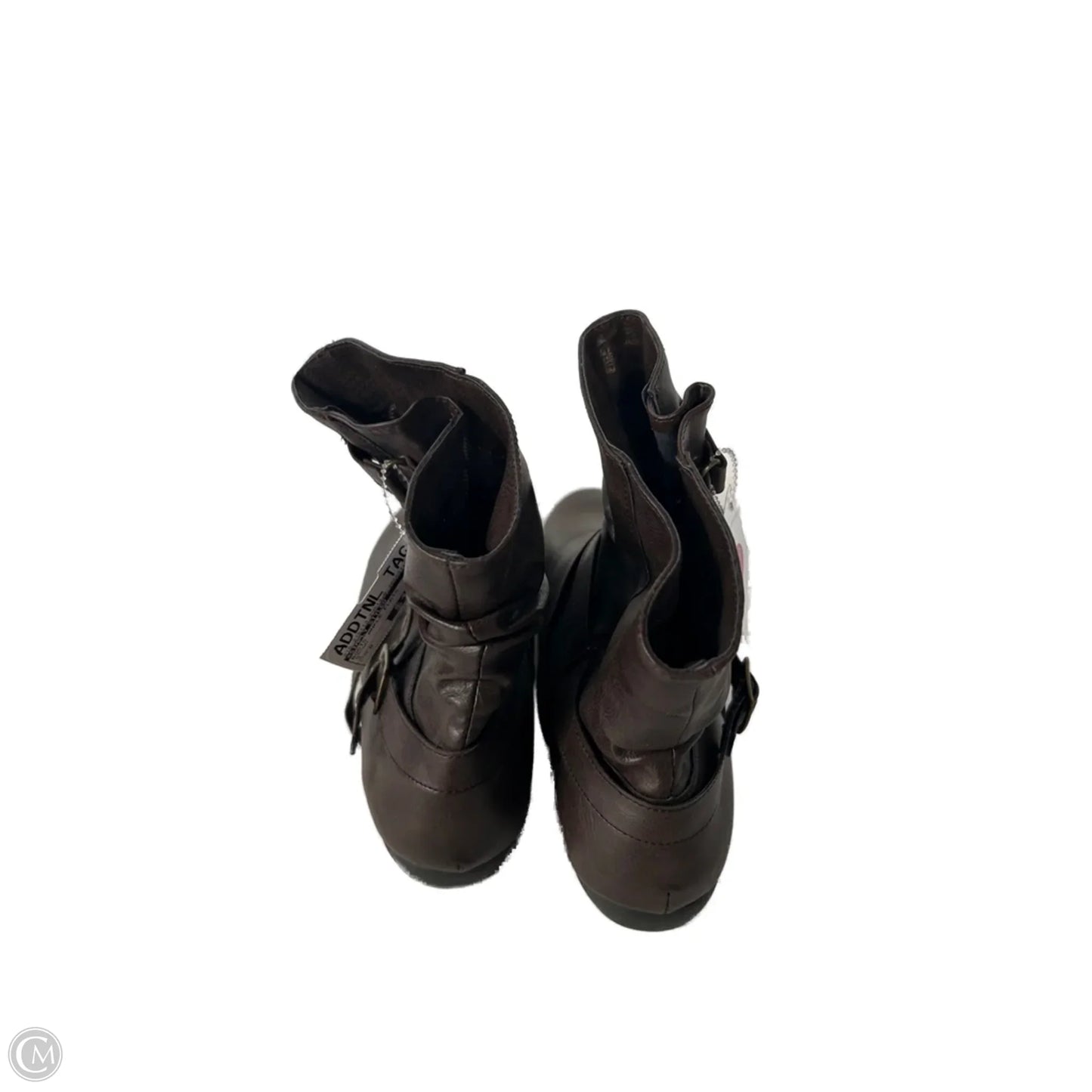 Boots Ankle Flats By Simply Styled In Brown, Size: 9