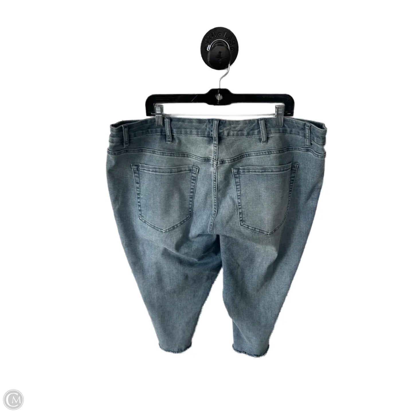 Capris By Lane Bryant In Blue Denim, Size: 22