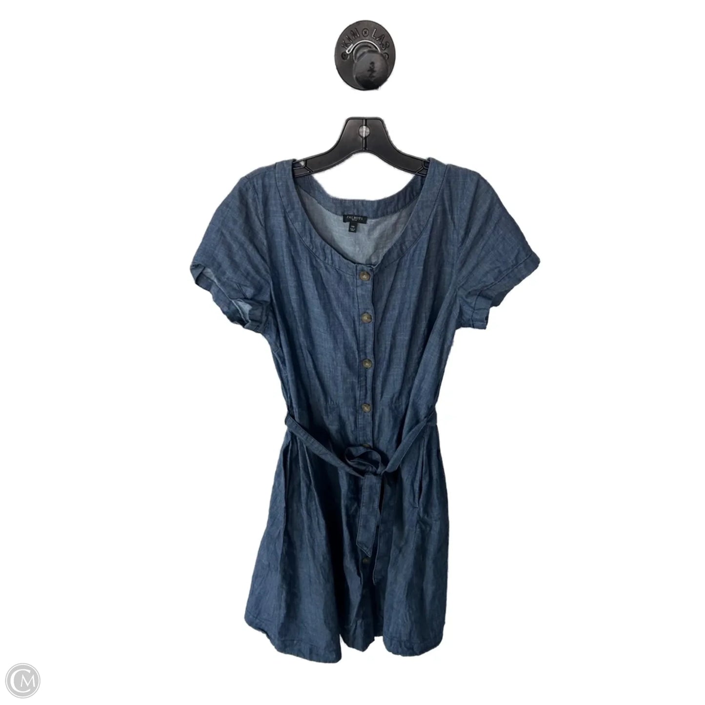 Dress Casual Midi By Talbots In Blue, Size: Xlp