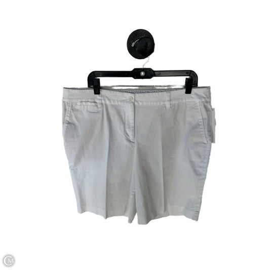 Shorts By Talbots In White, Size: 16