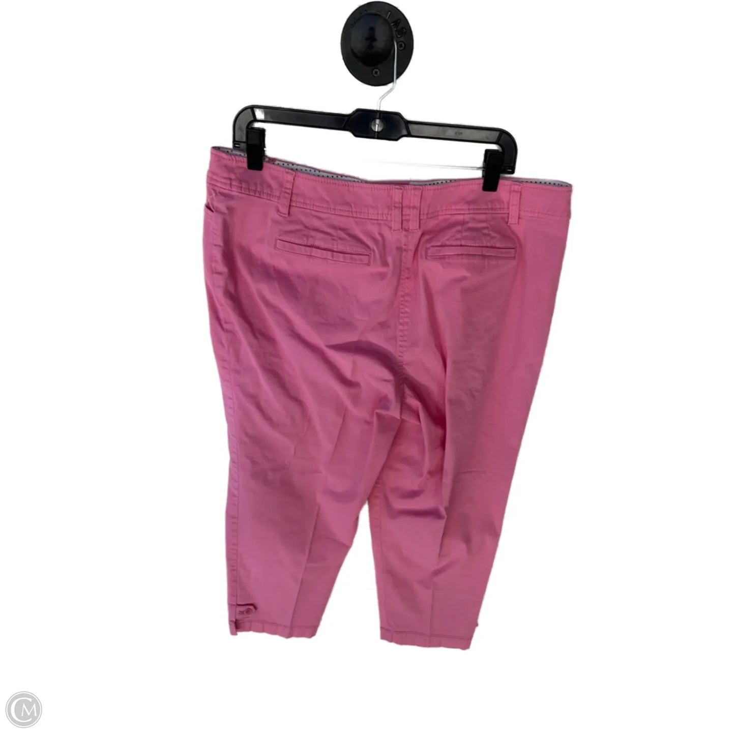 Pants Cropped By Talbots In Plaid Pattern, Size: 16