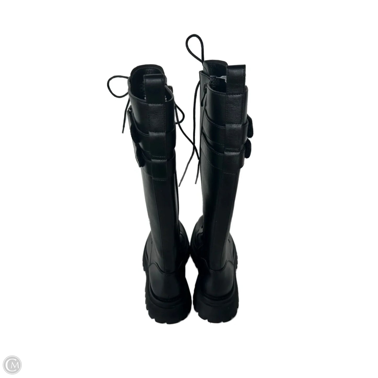 Boots Knee Flats By Cme In Black, Size: 7.5