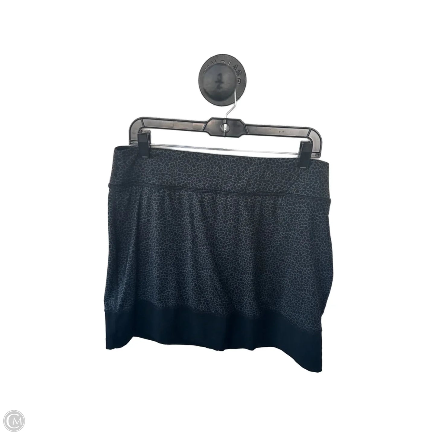 Athletic Skort By Columbia In Black & Grey, Size: 12