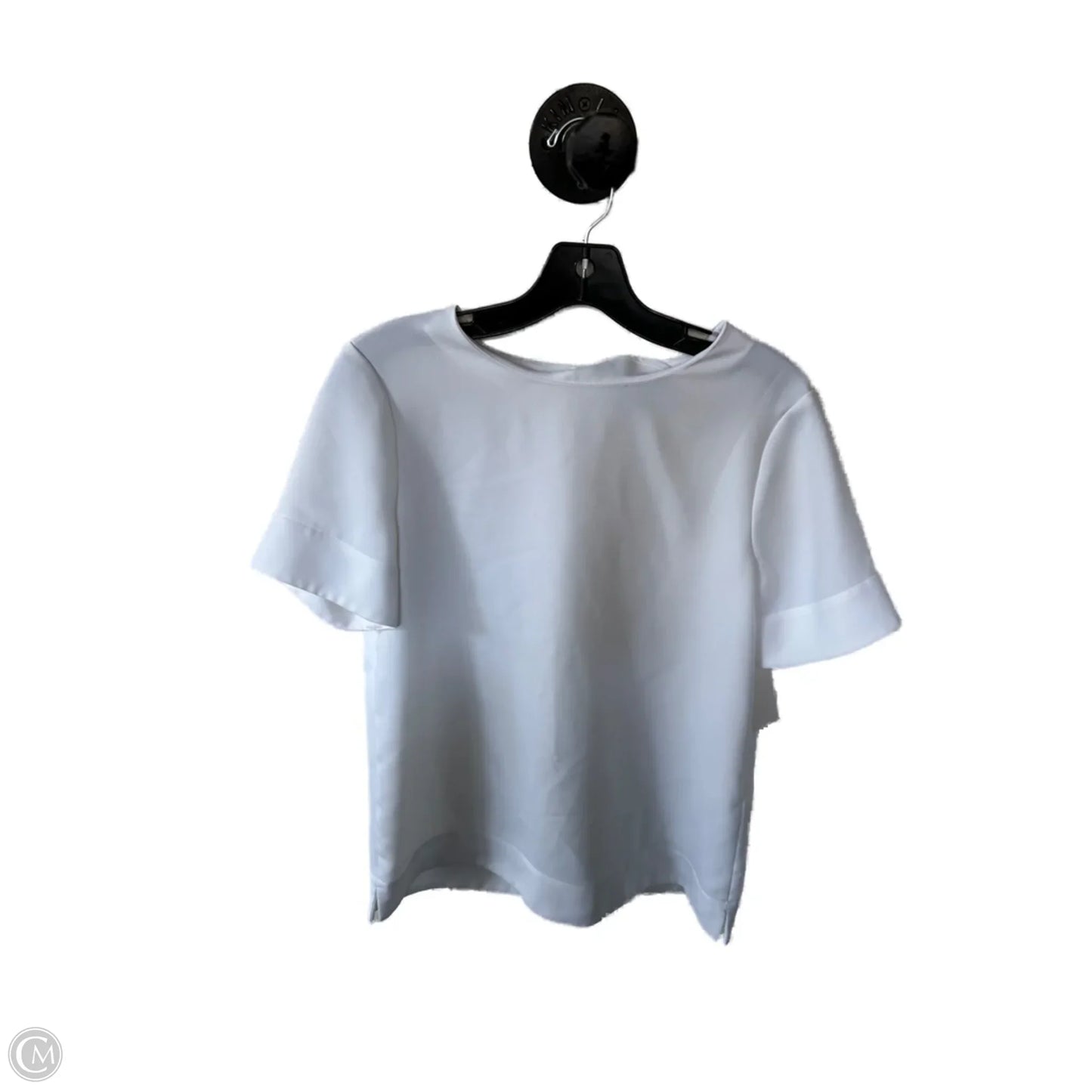 Top Short Sleeve By Banana Republic In White, Size: Xs