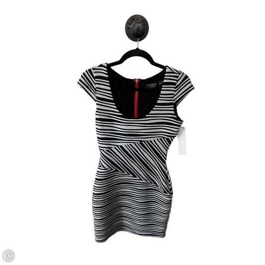 Dress Work By Guess In Black & White, Size: S