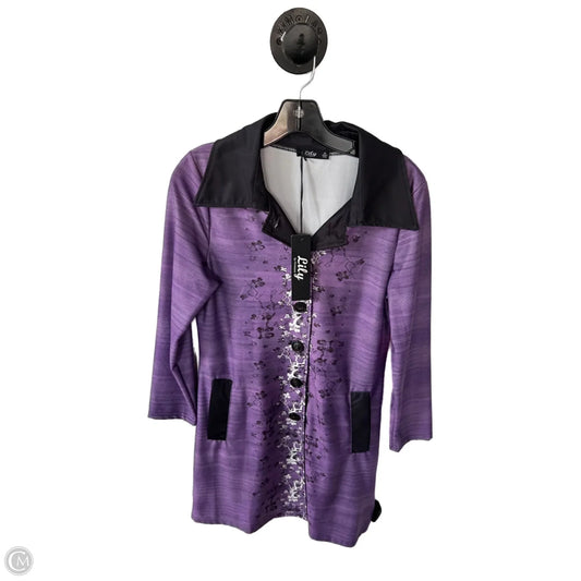 Jacket Other By Lily In Black & Purple, Size: M