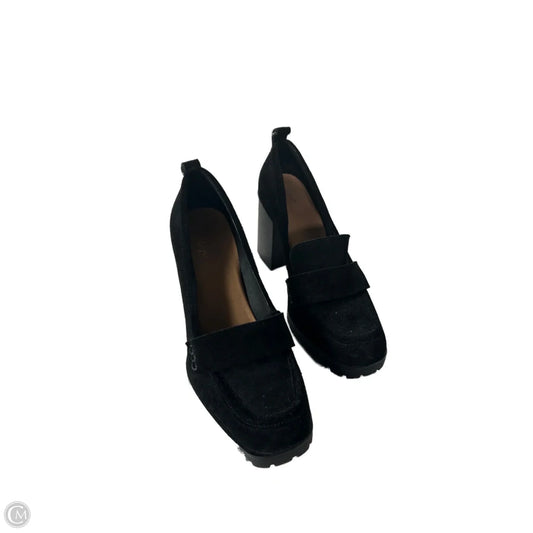 Shoes Heels Block By Crown Vintage In Black, Size: 8